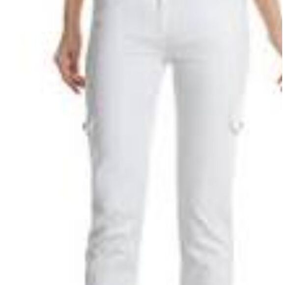NWT WHITE house black market Slim Miracle Stretch Cargo Pants size 16 - Picture 1 of 5